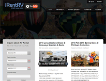 Tablet Screenshot of irentrv.com